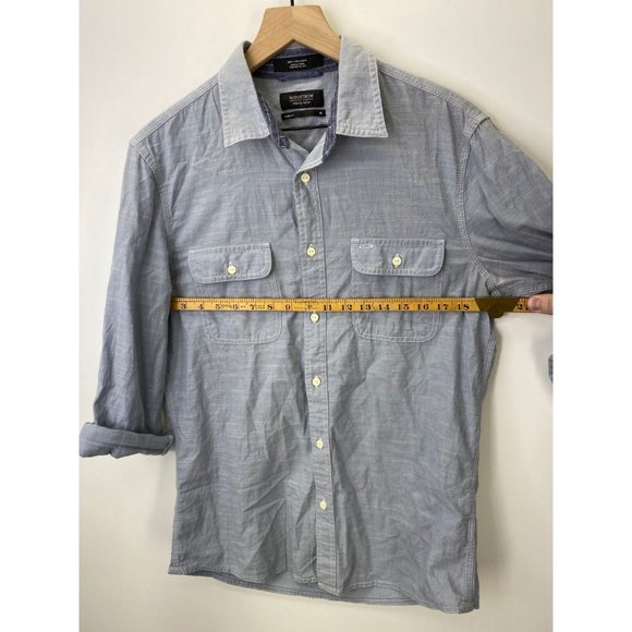 Nordstrom Long Sleeve Button-Down Shirt Size M - Picture 4 of 5